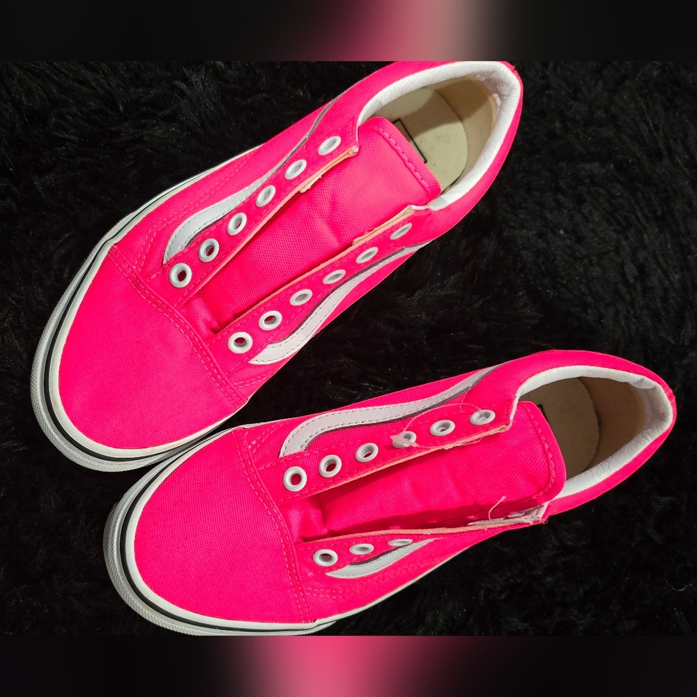 Fluorescent punk sk8 high vans nwt